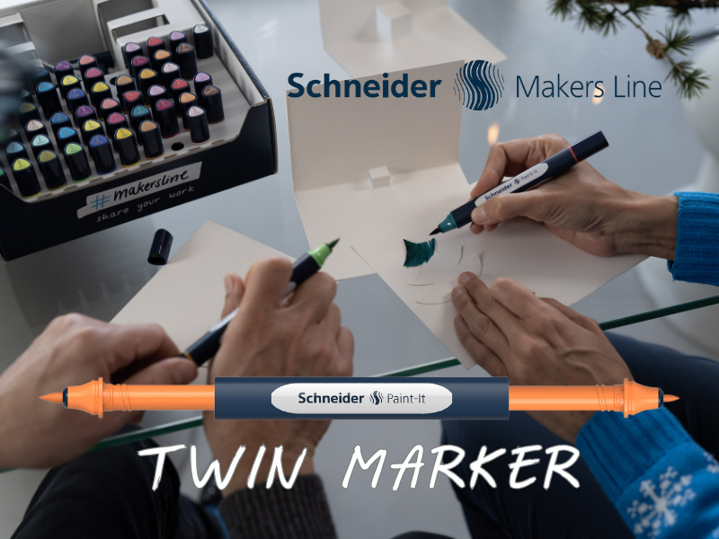 Twin Marker, il pennarello a doppia punta per i tuoi attacchi d’arte!